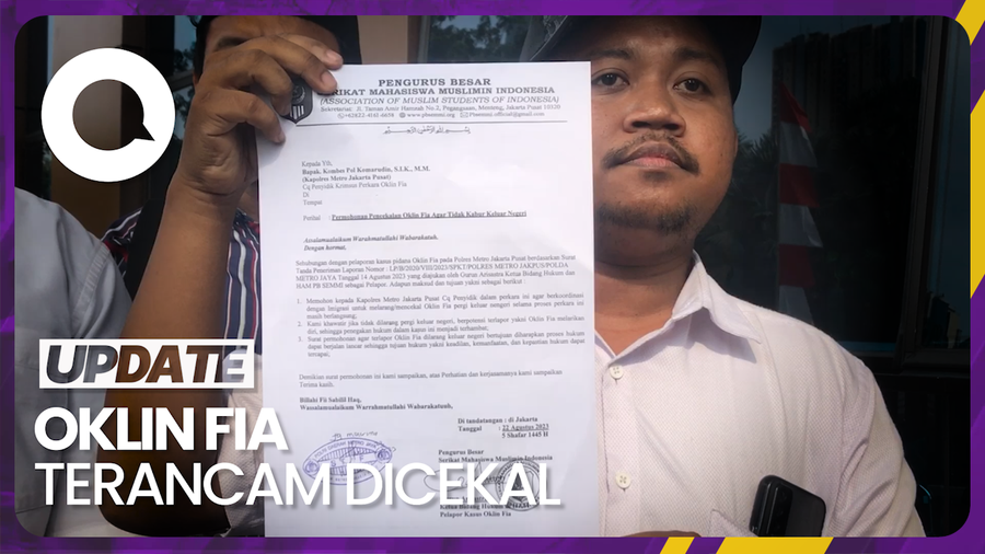 PB SEMMI Minta Oklin Fia Dicekal ke Luar Negeri