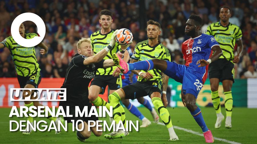 Penalti Odegaard Menangkan Arsenal Atas Crystal Palace