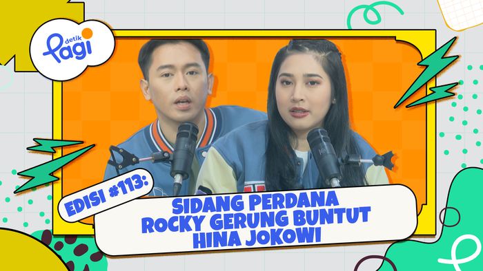 Sidang Perdana Rocky Gerung Buntut Hina Jokowi