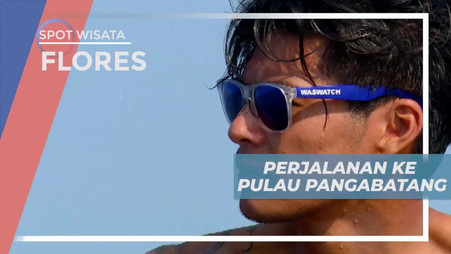 Berperahu Menikmati Suasana Perjalanan Menuju Pulau Pangabatang Flores