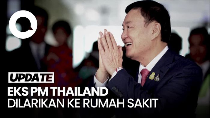 Thaksin Shinawatra Dilarikan ke RS pada Malam Pertama Mendekam di Penjara