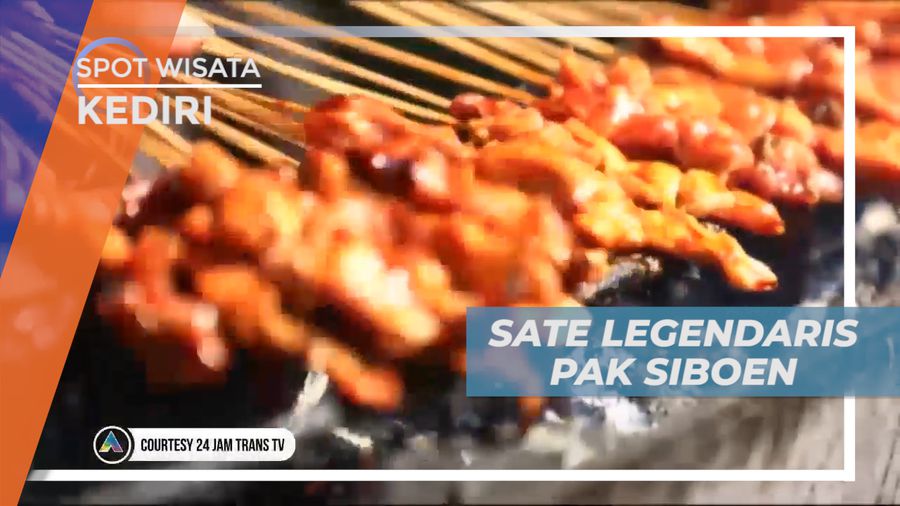 Lezatnya Sate Legendaris Dengan Sambal Kacang yang Tiada Dua, Kediri