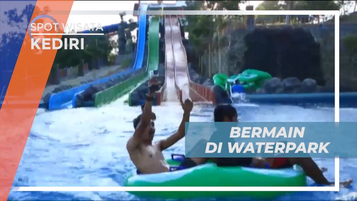 Serunya Basah-basahan Bermain Air di Taman Wisata Air Kota Tahu, Kediri