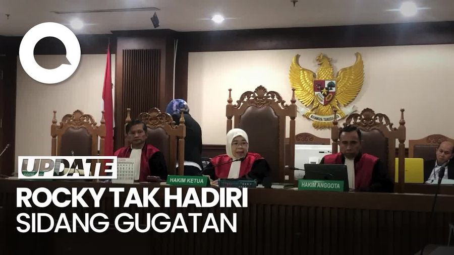 Rocky Gerung Absen, Sidang Gugatan di PN Jakpus Ditunda