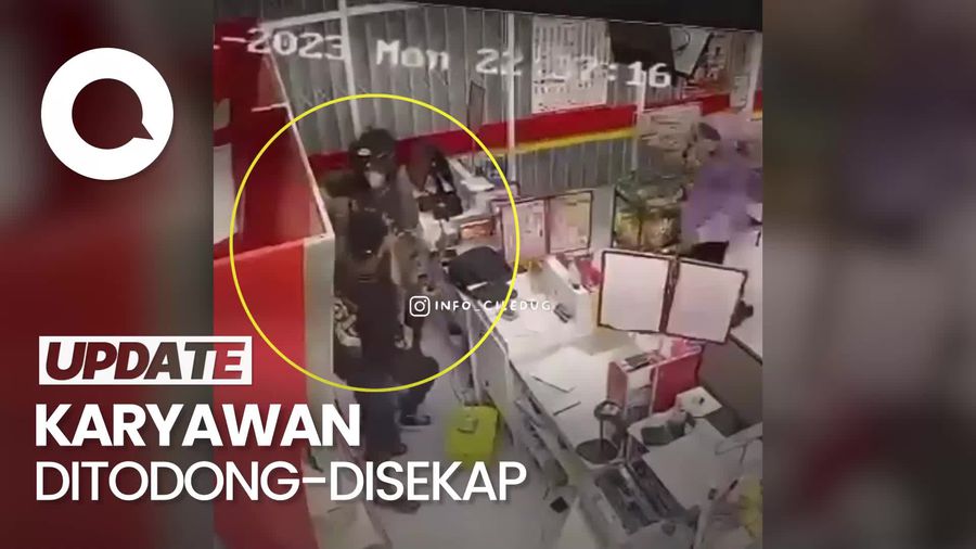 Aksi Perampokan Minimarket di Tangerang, Karyawan Ditodong Golok