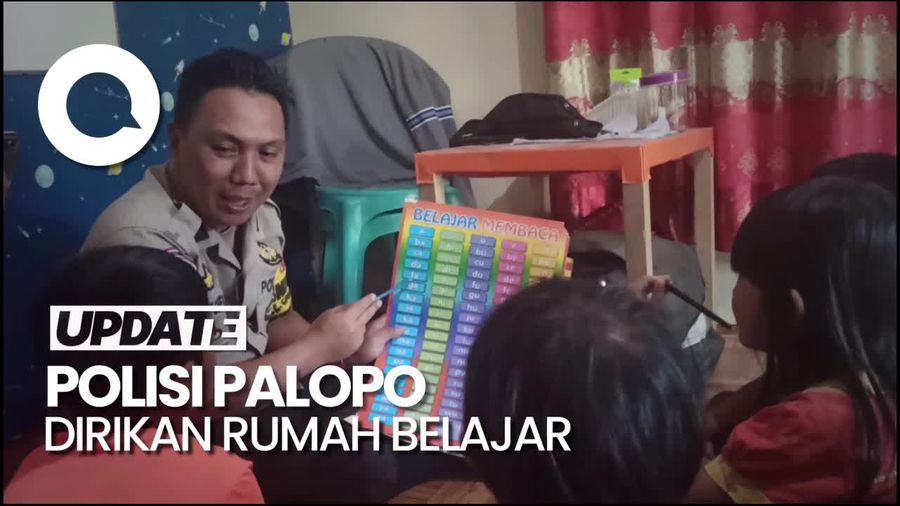 Kisah Polisi di Palopo, Sulap Warung Miras Jadi Rumah Belajar