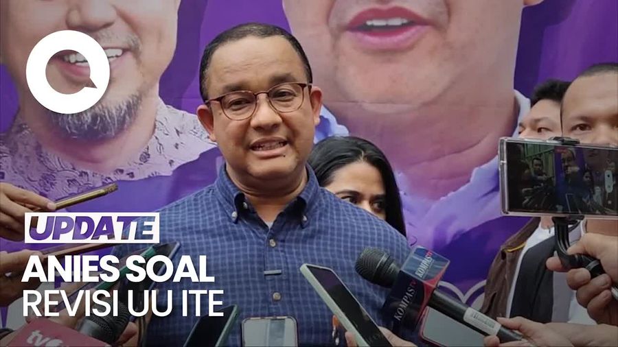 Anies soal Revisi Pasal Karet UU ITE: Bungkam Kebebasan Berekspresi