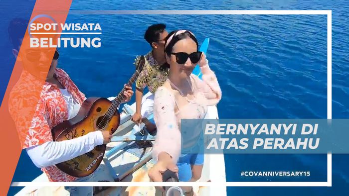 Menikmati Perjalanan Laut, Bernyanyi Ria di Atas Perahu, Belitung
