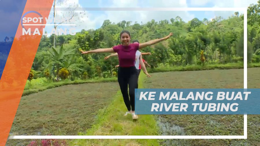 Menjajal Adrenalin Bermain River Tubing di Lereng Gunung Semeru, Malang