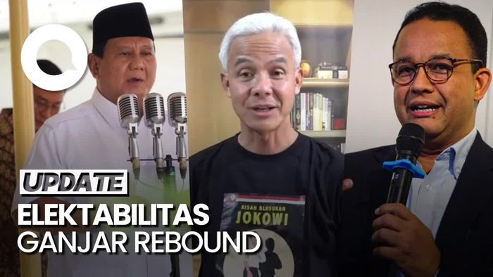 Survei SMRC: Elektabilitas Ganjar Rebound Ungguli Prabowo dan Anies