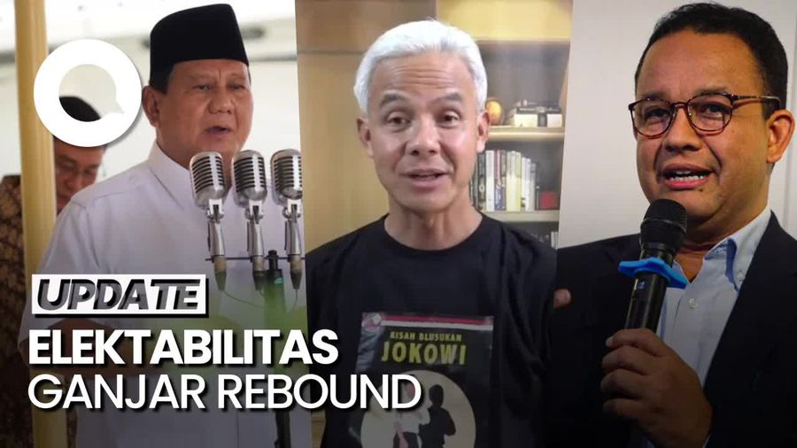 Survei SMRC: Elektabilitas Ganjar Rebound Ungguli Prabowo dan Anies