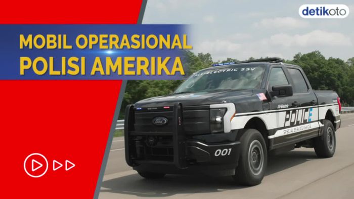 Ford Luncurkan F-150 Lightning Pro SSV, Pikap Listrik Khusus Polisi