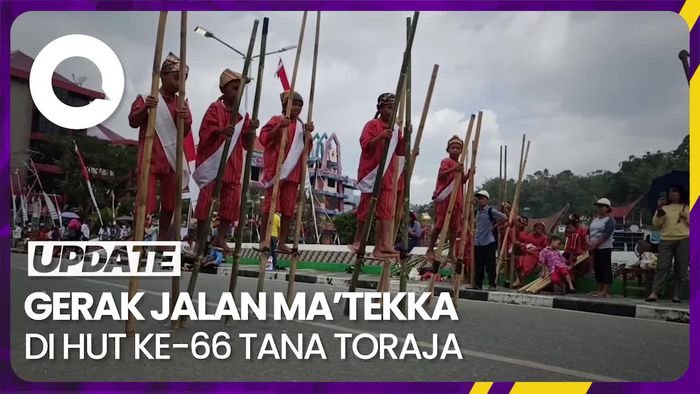 Kekompakan Gerak Jalan MaTekka di Tana Toraja