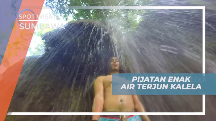 Merasakan Pijatan Alami Air Terjun Kalela Sumbawa Barat