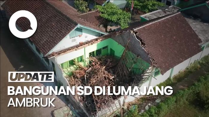 Ruang Kelas SD di Lumajang Ambruk, Tak Ada Korban Jiwa