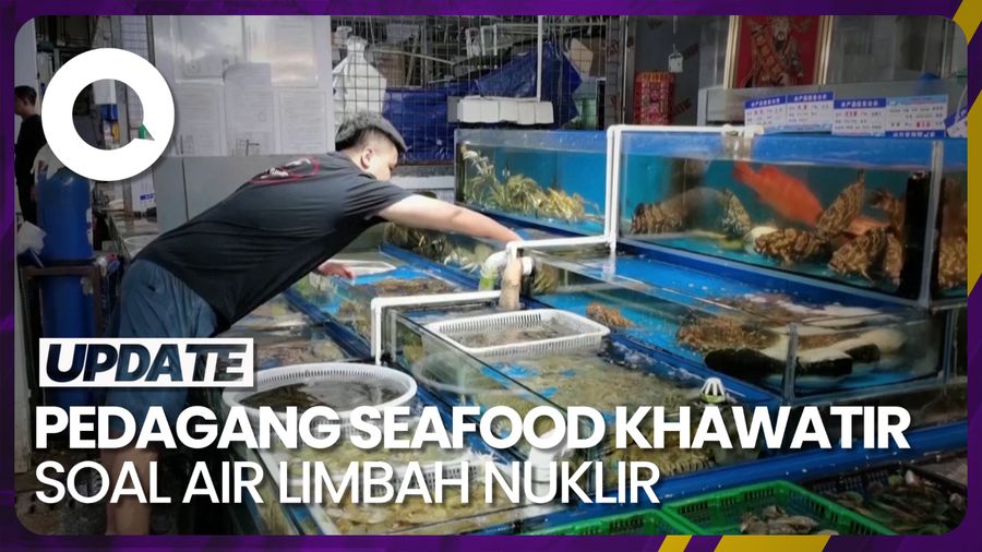 Kekhawatiran Pedagang Seafood soal Air Limbah Nuklir Jepang
