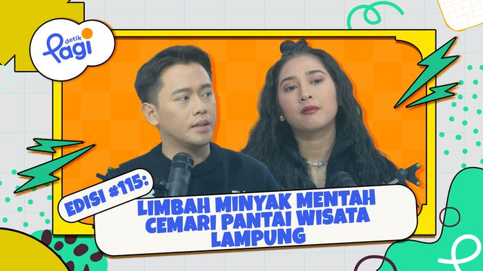 Limbah Minyak Mentah Cemari Pantai Wisata Lampung