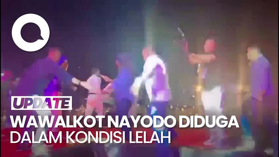 Detik-detik Wawalkot Kotamobagu Jatuh dari Panggung Pesta Rakyat