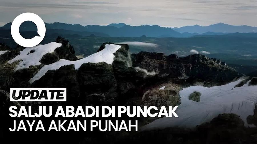 BMKG: Salju Abadi di Puncak Jaya Papua Menuju Kepunahan