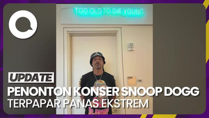 16 Penonton Konser Snoop Dogg Masuk RS Akibat Kepanasan