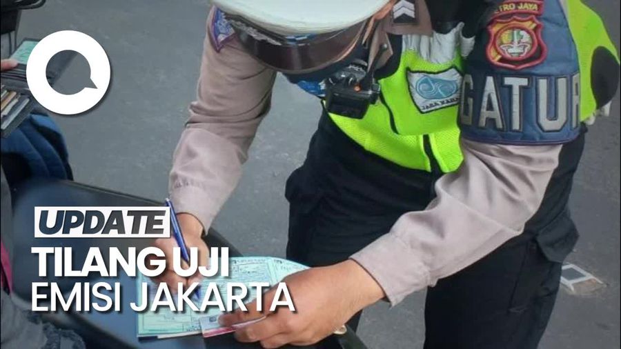 DLH DKI: Tilang Uji Emisi Berlaku Besok, Lebih Masif September
