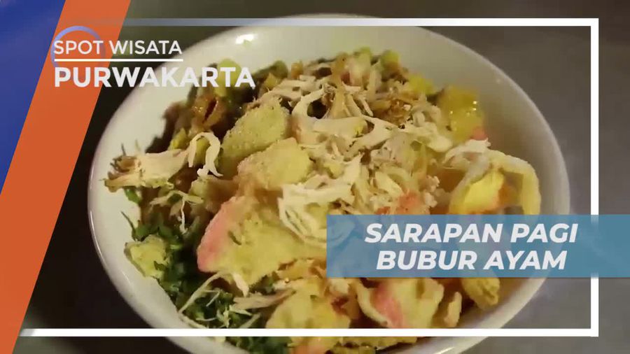Bubur Ayam Unik Dengan Kuah Pepes di Purwakarta