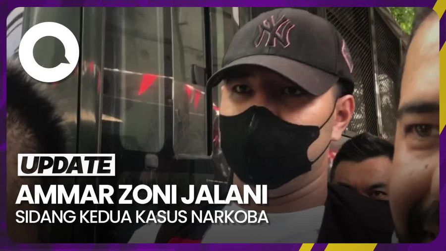 Jalani Sidang Kedua Kasus Narkoba, Ammar Zoni Tak Didampingi Keluarga