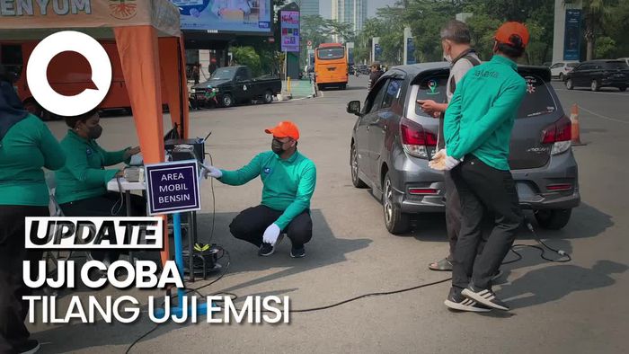Uji Coba Tilang Uji Emisi, Kendaraan Tak Lolos Hanya Ditegur