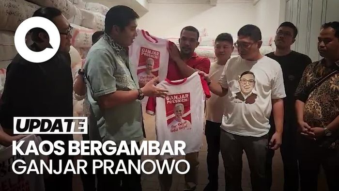 Elite PDIP Maruarar Sirait Berikan 90 Ribu Kaos Ganjar untuk Relawan di DKI-Jabar
