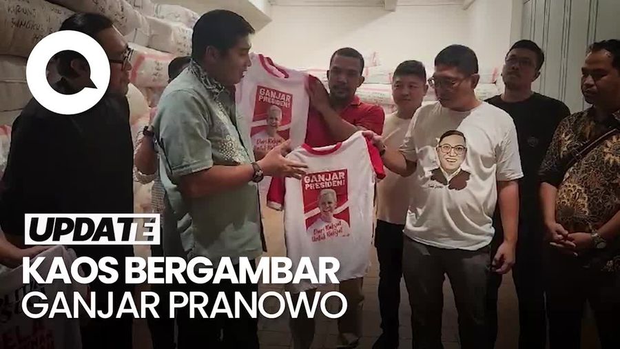Elite PDIP Maruarar Sirait Berikan 90 Ribu Kaos Ganjar untuk Relawan di DKI-Jabar