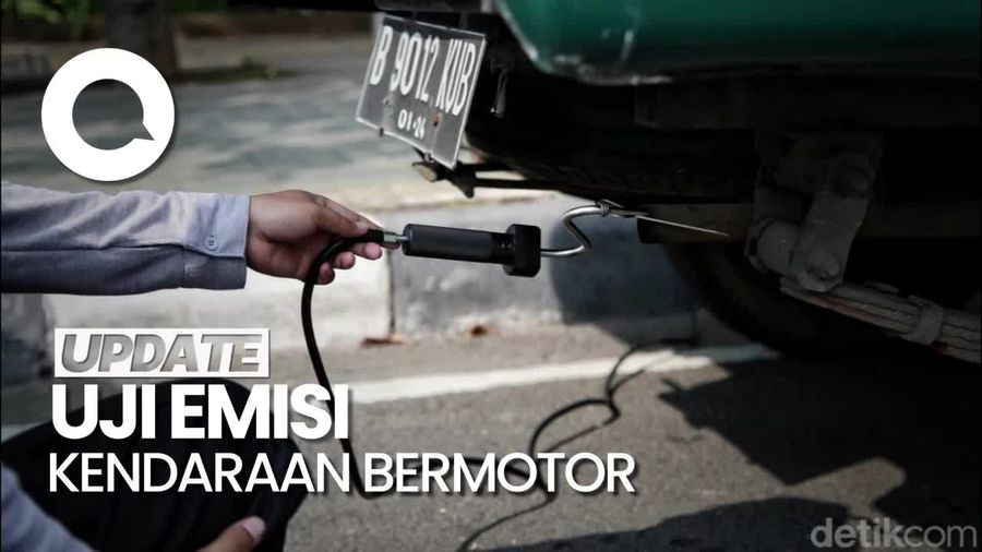Melihat Uji Coba Tilang Uji Emisi Kendaraan Bermotor di Kawasan Senayan
