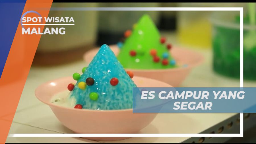 Menikmati Sensasi Segar Es Campur Artistik Bromo, Kota Malang