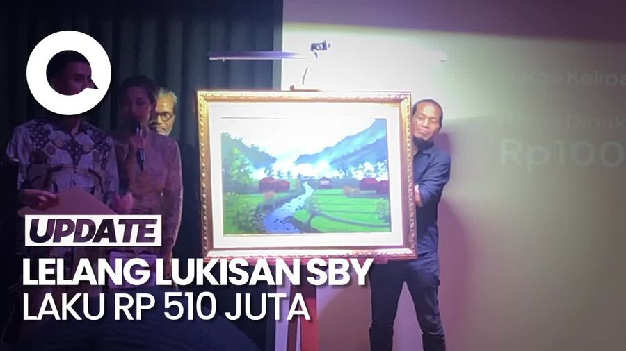 Lukisan Milik SBY Laku Rp 510 Juta, Dibeli Wakil Ketua MPR