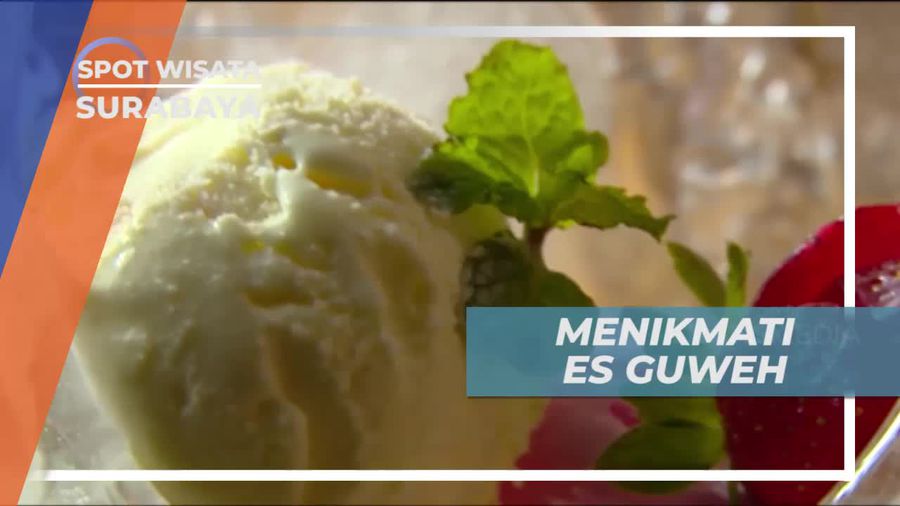 Guweh, Kesegaran Es Krim di Dalam Bongkahan Es Batu, Surabaya
