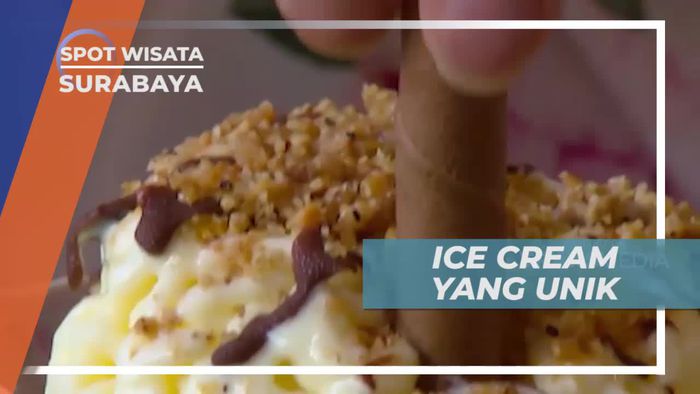 Noodles Ice Cream, Paduan Kuliner Unik di Surabaya