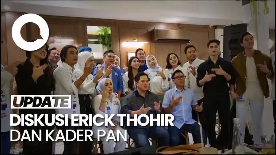 Erick Thohir Temui Sejumlah Kader PAN, Apa yang Dibahas?