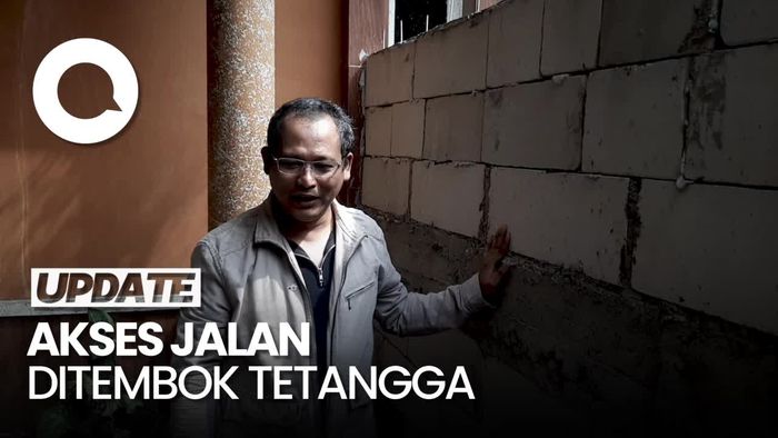 Penampakan Rumah Kos di Bandung yang Aksesnya Ditembok Tetangga Sendiri