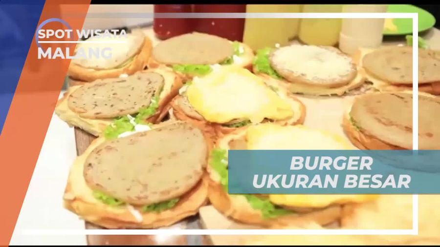 Burger Buto, Porsi Super Besar Dengan Rasa Gurih Lezat, Kota Malang