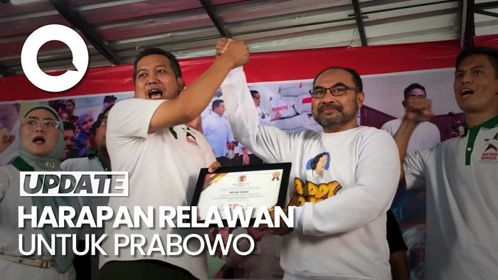 Deklarasikan Dukungan, Relawan Ingin Prabowo Jadi Petugas Rakyat