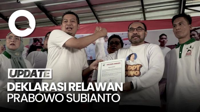 Bintang Garuda Deklarasi Dukung Prabowo di Pilpres 2024