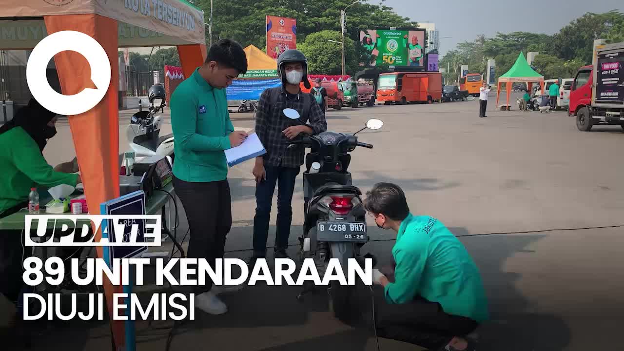 18 Kendaraan Tak Lolos Uji Emisi Hari Ini Di Kawasan Jakpus