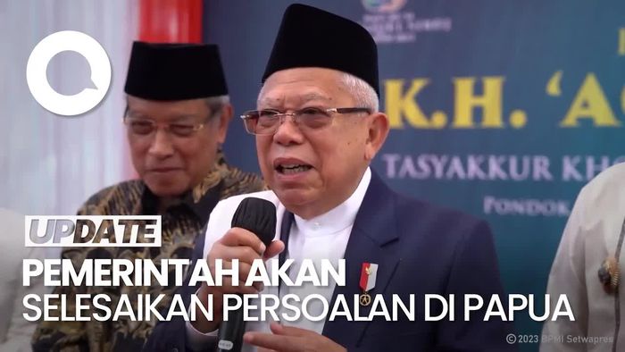 Fokus Maruf yang Akan Ngantor di Papua: Kita Akan Garuk yang Gatal