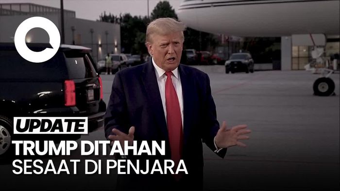 Fakta-fakta hingga Ekspresi Trump Jadi Tahanan Sesaat di Penjara Georgia