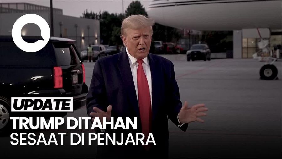 Fakta-fakta hingga Ekspresi Trump Jadi Tahanan Sesaat di Penjara Georgia
