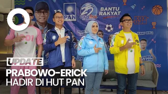 PAN Gelar HUT ke-25, Prabowo Pidato-Jokowi Masih dalam Konfirmasi