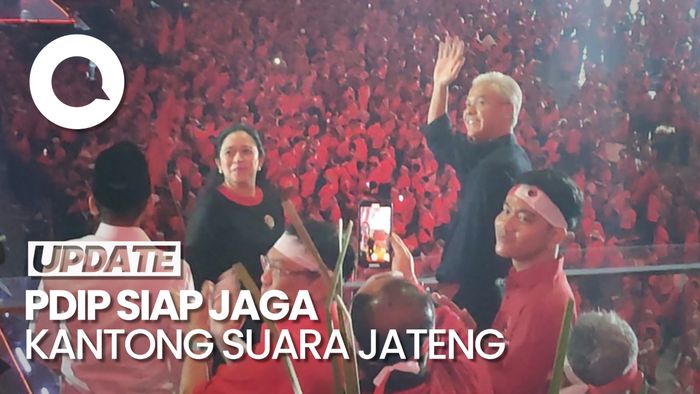 Puan di Apel Pemenangan Ganjar: Jawa Tengah Kandang Banteng, Kita Jaga