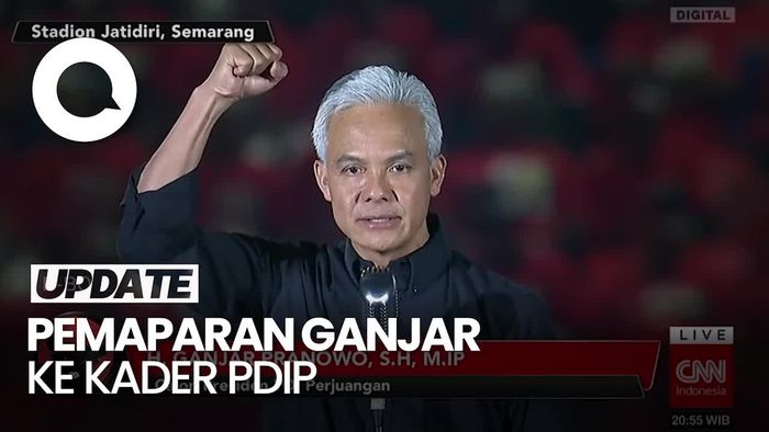 Berapi-api! Ganjar Beberkan Program Kerja di Hadapan Ribuan Kader PDIP