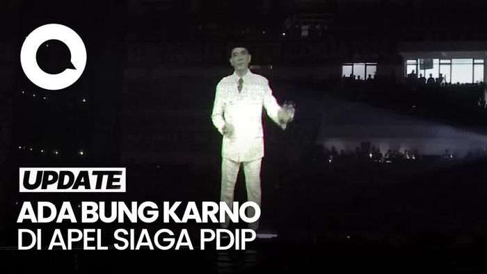 Kala Bung Karno Hadir di Apel Pemenangan PDIP