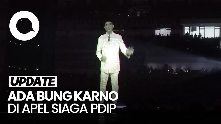 Kala Bung Karno Hadir di Apel Pemenangan PDIP