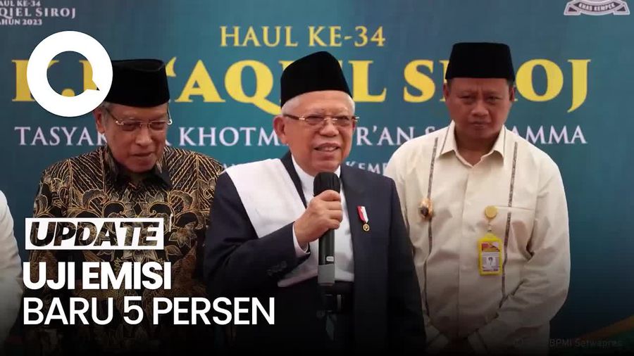 Maruf Minta Uji Emisi Kendaraan Jalan Terus untuk Kurangi Polusi
